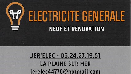 Pacaud Jeremy, Electricien à La Plaine-sur-Mer