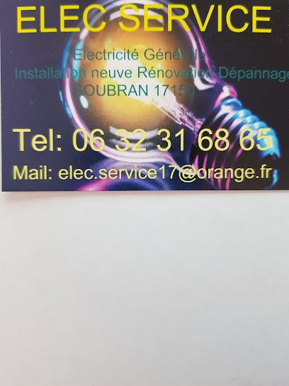 ELEC SERVICE, Electricien à Soubran