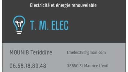 TM ELEC, Electricien à Saint-Maurice-l'Exil