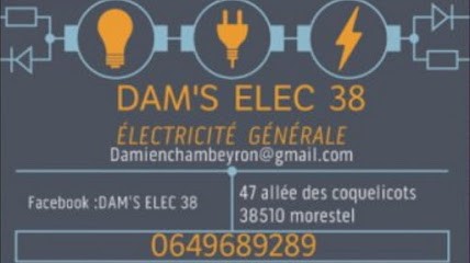 Dam's elec 38, Electricien à Morestel