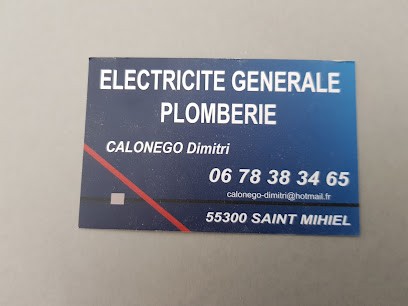 CALONEGO.électricité, plomberie, Electricien à Saint-Mihiel