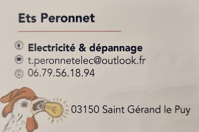 Ets Peronnet, Electricien à Saint-Gérand-le-Puy