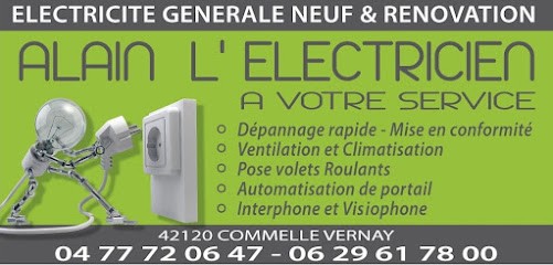 ALAIN L'ELECTRICIEN, Electricien à Commelle-Vernay