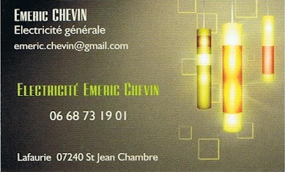 Electricite Emeric Chevin, Electricien à Saint-Jean-Chambre