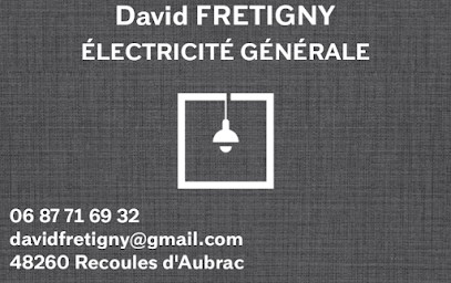 David FRETIGNY Electricité Générale, Electricien à Recoules-d'Aubrac