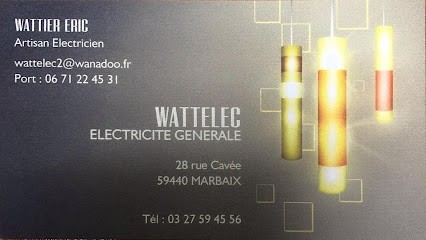Wattelec - Eric Wattier, Electricien à Marbaix