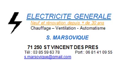 Marsovique Serge, Electricien à La Vineuse sur Fregande