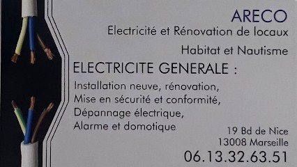 ARECO ELECTRICITE, Electricien à Marseille 08