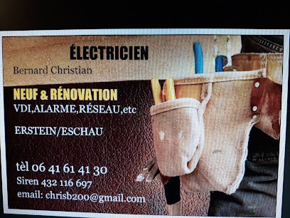 Bernard Christian, Electricien à Eschau