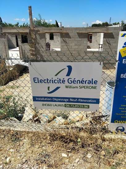Electricité Générale William SPERONE, Electricien à Lauris