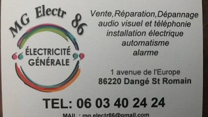 MG Electr 86, Electricien à Dangé-Saint-Romain