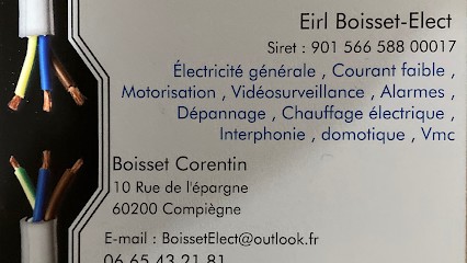 Boisset-Elect Eirl, Electricien à Compiègne