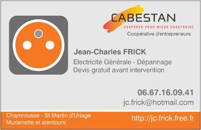 Jean-Charles FRICK, Electricien à Murianette