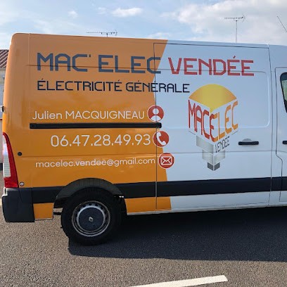 MAC ELEC VENDEE : Électricité Générale / Borne De Recharge (IRVE), Electricien aux Achards