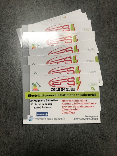 EFS électricité Fragnière Sebastien, Electricien à Valcourt
