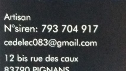 CED’ELEC, Electricien à Pignans