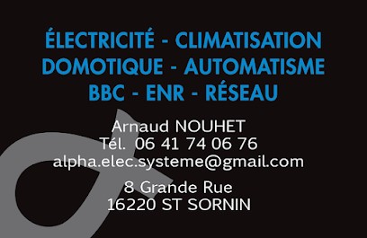 Alpha Elec Systeme, Electricien à Saint-Sornin