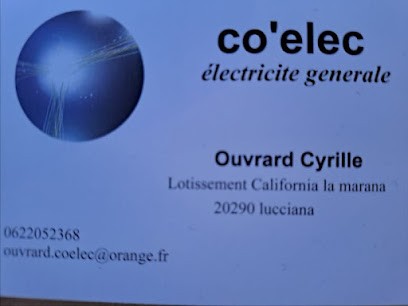 Ouvrard Cyrille Coelec, Electricien à Lucciana