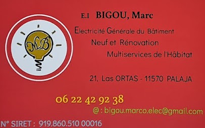 Bigou Marc, Electricien à Palaja